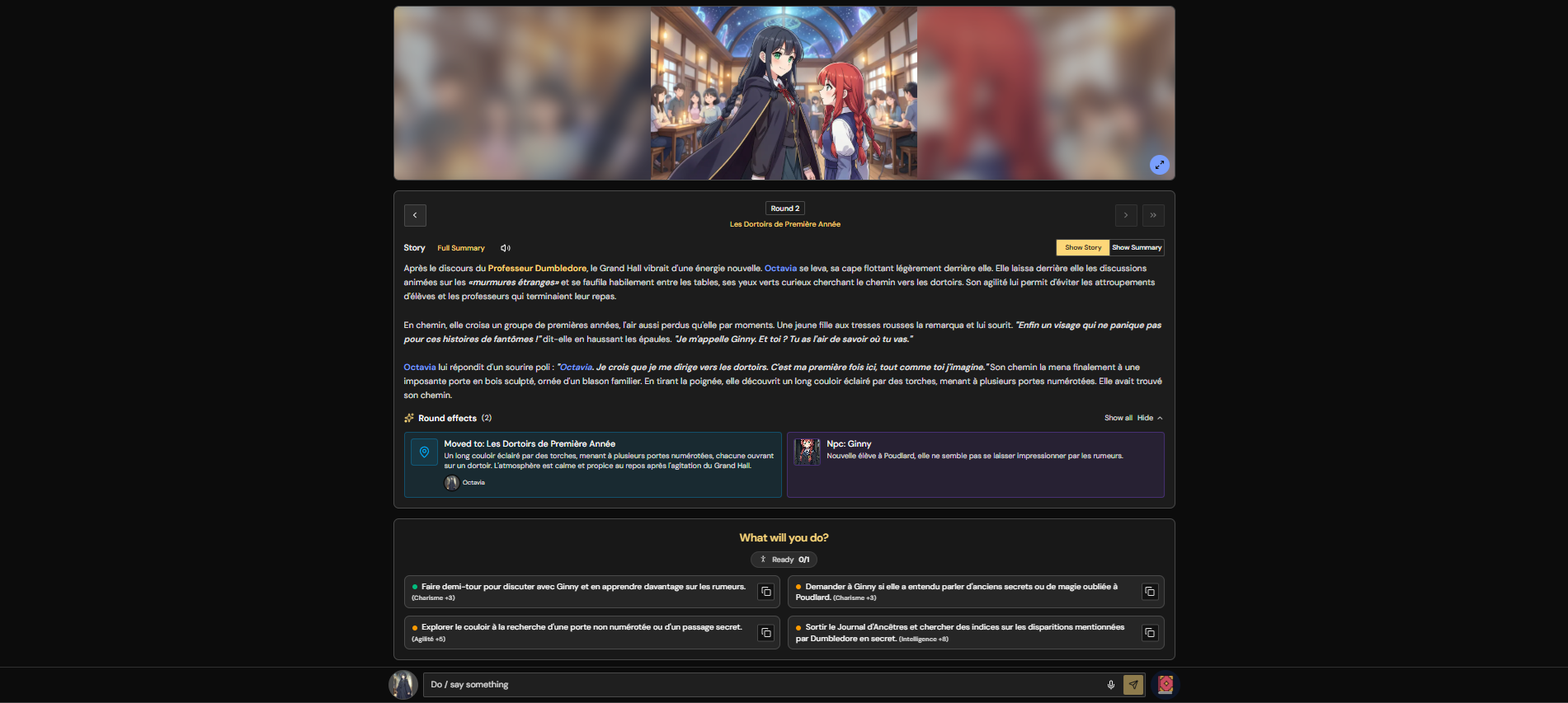Scenario HUD placeholder